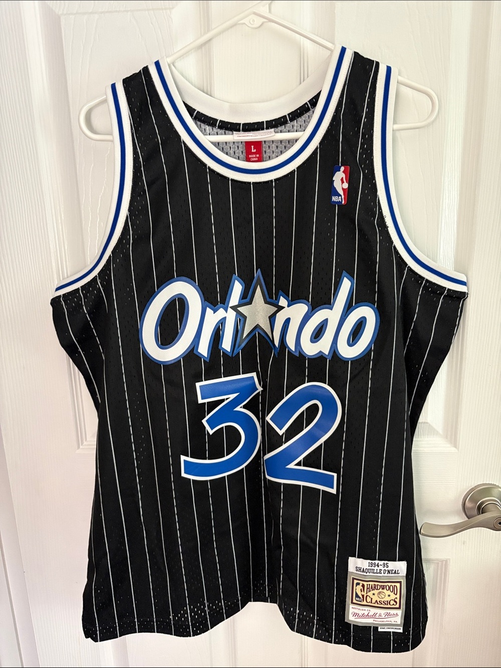 Shaquille O’Neal Orlando Magic 1994-1995 Black Swingman Player Jersey